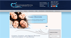 Desktop Screenshot of glastonburydental.com